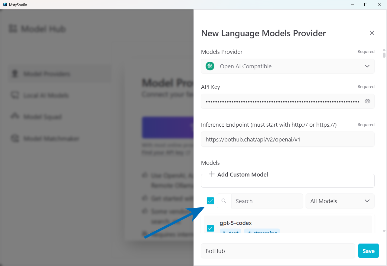 Обзор Msty: умные ассистенты и их интеграция с BotHub - 5